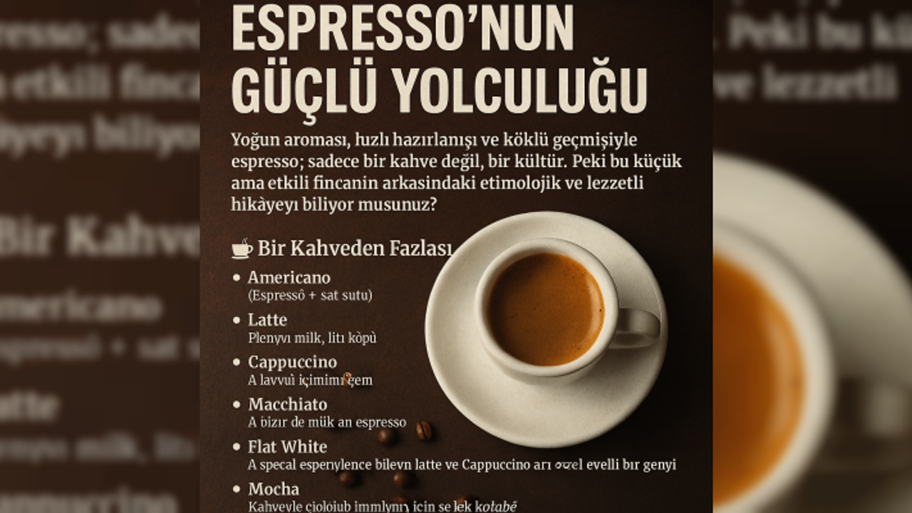 Küçük Fincanda Büyük Hikâye: Espresso’nun Güçlü Yolculuğu