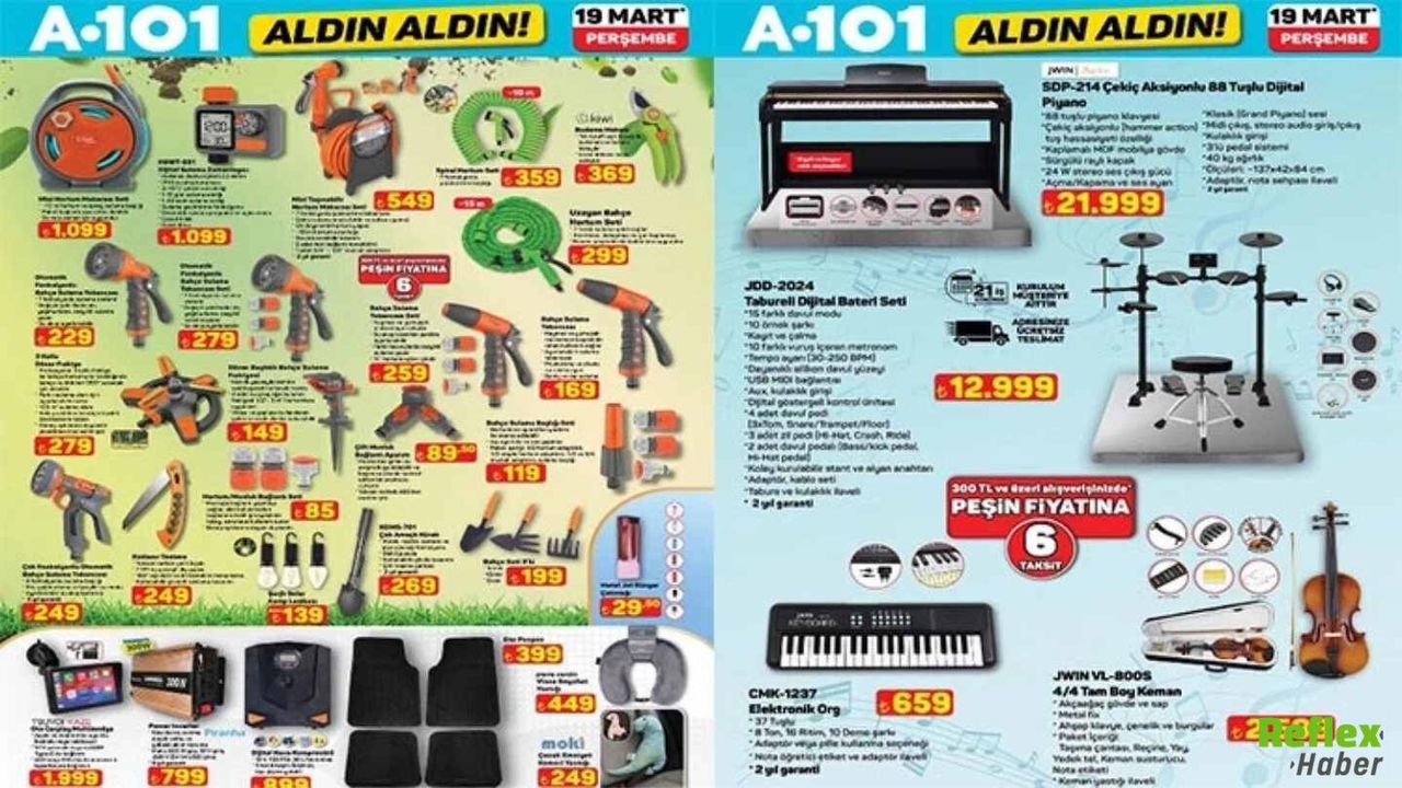 A101 19 Mart 2026 Aldın Aldın Aktüel Ürünler Listesi Açıklandı