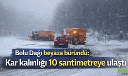 İstanbul Ankara Yolunda Kar Sürprizi Bolu Dağı 10 Santimetreyi Gördü