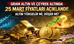 Gram Altın Ve Çeyrek Altında 25 Mart Fiyatları Açıklandı: Altın Yükselir Mi Düşer Mi?