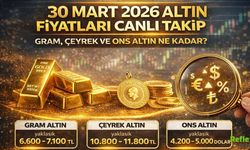 30 Mart 2026 Altın Fiyatları Canlı Takip: Gram, Çeyrek Ve Ons Altın Ne Kadar?