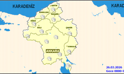 Ankara'da 26 Mart Hava Durumu: Parçalı Bulutlu ve Yağışlı Geçişler