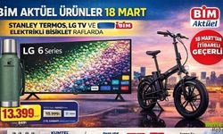 BİM Aktüel Ürünler 18 Mart: Stanley Termos, LG TV Ve Elektrikli Bisiklet Raflarda