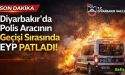 Diyarbakır’da Polis Aracının Geçişi Sırasında Patlama Meydana Geldi
