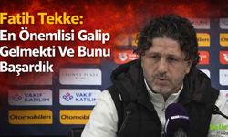 Fatih Tekke: En Önemlisi Galip Gelmekti Ve Bunu Başardık