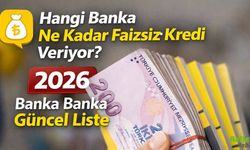 Hangi Banka Ne Kadar Faizsiz Kredi Veriyor? 2026 Banka Banka Güncel Liste