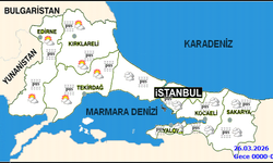 İstanbul'da Bugün Parçalı Bulutlu Hava: Sıcaklık 7-12 Derece Arasında