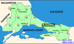 İstanbul'da Kuvvetli Yağış Uyarısı: Sıcaklıklar Düşüyor