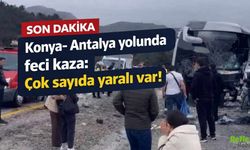 Konya Antalya Yolunda Yolcu Otobüsü Devrildi: Çok Sayıda Yaralı Var
