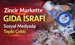 Marketin Arka Kapısında Şok Görüntüler: Süt, Yoğurt Ve Ekmekler Çöpe Gitti