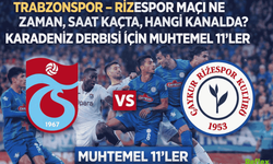 Trabzonspor – Rizespor Maçı Ne Zaman, Saat Kaçta, Hangi Kanalda? Karadeniz Derbisi İçin Muhtemel 11’ler