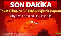 Son Dakika: Tokat Erbaa’da 5.6 Büyüklüğünde Deprem: Ünye Ve Fatsa’da Da Hissedildi