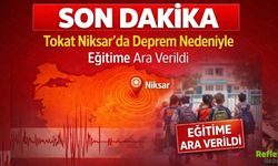 Tokat Niksar’da Deprem Nedeniyle Eğitime Ara Verildi