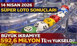 14 Nisan 2026 Süper Loto Sonuçları: Büyük İkramiye 592,6 Milyon TL’ye Yükseldi