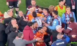 Trabzonspor Galatasaray Derbi Sonu Kavga Görüntüleri Yayımlandı! İşte O Görüntüler