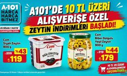 A101'de 10 TL Üzeri Alışverişe Özel Zeytin İndirimleri Başladı