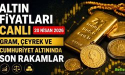 Altın Fiyatları Canlı 20 Nisan 2026: Gram, Çeyrek, Cumhuriyet Ve Ons Kaç TL?