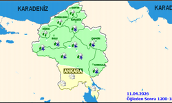 Ankara'da 11 Nisan Cumartesi Hava Durumu: Yağmur ve Yükseklerde Kar Bekleniyor
