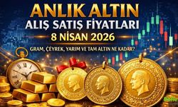 Anlık Altın Alış Satış Fiyatları 8 Nisan 2026: Gram, Çeyrek, Yarım Ve Tam Altın Ne Kadar?