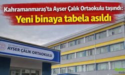 Ayser Çalık Ortaokulu Yeni Binaya Taşındı! Öğrenciler Pazartesi Günü Ders Başı Yapacak