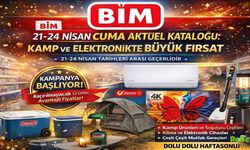 BİM 21-24 Nisa Cuma Aktüel Kataloğu: Kamp Ve Elektronikte Büyük Fırsat