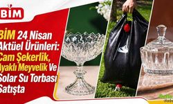 BİM 24 Nisan Aktüel Ürünleri: Cam Şekerlik, Ayaklı Meyvelik Ve Solar Su Torbası Satışta