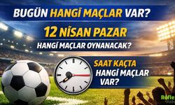 Bugün Hangi Maçlar Var? 12 Nisan 2026 Pazar Günü Maç Programı Açıklandı