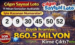 Çılgın Sayısal Loto 11 Nisan Sonuçları Açıklandı: İşte Kazanan Numaralar! 860.5 Milyon Kime Çıktı?