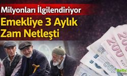 Milyonları İlgilendiriyor! Emekliye 3 Aylık Zam Netleşti