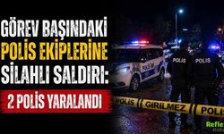 Görev Başındaki Polis Ekiplerine Silahlı Saldırı: 2 Polis Yaralandı