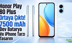 Honor Play 80 Plus Ortaya Çıktı! 7500 mAh Dev Batarya Ve iPhone Tarzı Tasarım