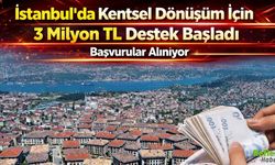 İstanbul’da Kentsel Dönüşüm İçin 3 Milyon TL Destek Başladı: Başvurular Alınıyor