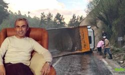 Denizli Çameli’de Hafriyat Kamyonu Devrildi, 1 Kişi Hayatını Kaybetti