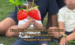 Kırşehir’de Boğazına Çilek Kaçan 2,5 Yaşındaki Çocuk Hayatını Kaybetti