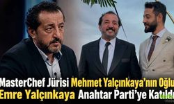 MasterChef Jürisi Mehmet Yalçınkaya'nın Oğlu Emre Yalçınkaya Anahtar Parti'ye Katıldı