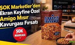 ŞOK Marketler’den Ekran Keyfine Özel Amigo Mısır Kavurgası Fırsatı