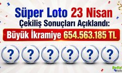 Süper Loto 23 Nisan Çekiliş Sonuçları Açıklandı: İşte Kazandıran Numaralar! Büyük İkramiye 654.563.185 TL