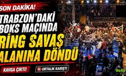 Trabzon’daki Boks Maçında Ring Savaş Alanına Döndü