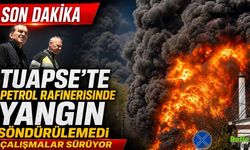 Tuapse’te Petrol Rafinerisinde Yangın Söndürülemedi Çalışmalar Sürüyor