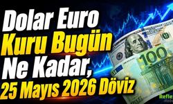 Dolar Euro Kuru Bugün Ne Kadar, 25 Mayıs 2026 Döviz