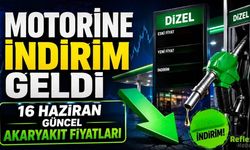 Motorine İndirim Geldi: 16 Haziran Güncel Akaryakıt Fiyatları