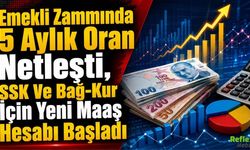 Emekli Zammında 5 Aylık Oran Netleşti, SSK Ve Bağ-Kur İçin Yeni Maaş Hesabı Başladı