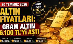 20 Temmuz 2026 Altın Fiyatları: Gram Altın 6.100 TL'yi Aştı