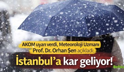 İstanbul İçin Sibirya Soğukları Uyarısı Karla Karışık Yağmur Bekleniyor