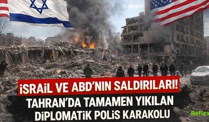 ABD Ve İsrail Saldırılarında Tahran’daki Diplomatik Polis Karakolu Yıkıldı