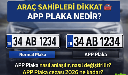 Araç Sahipleri Dikkat: APP Plaka Nedir, Nasıl Anlaşılır Ve 2026 Cezası Ne Kadar?