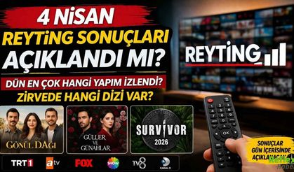 4 Nisan Reyting Sonuçları Açıklandı Mı? Dün En Çok Hangi Yapım İzlendi?