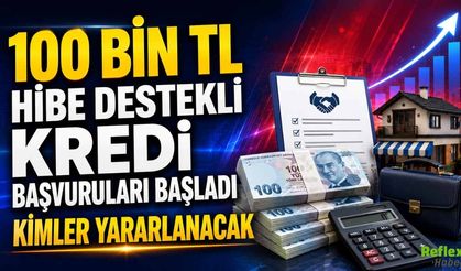 100 Bin TL Hibe Destekli Kredi Başvuruları Başladı: Kimler Yararlanacak?