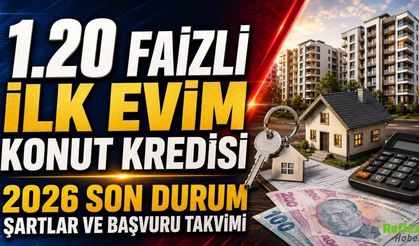 1.20 Faizli İlk Evim Konut Kredisi 2026 Son Durum Şartlar Ve Başvuru Takvimi