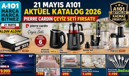 21 Mayıs A101 Aktüel Katalog 2026: Pierre Cardin Çeyiz Seti Fırsatı